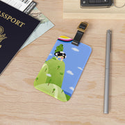 Bleeb Blob House Luggage Tag