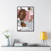 Hair N Harmony Framed Canvas