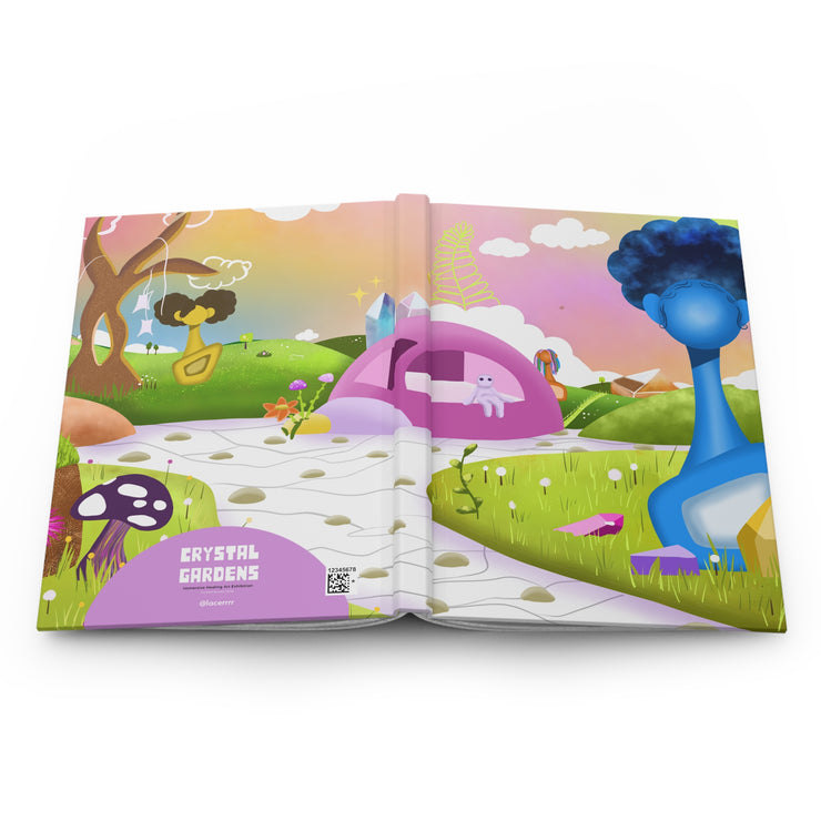 Crystal Gardens Hardcover Journal Matte