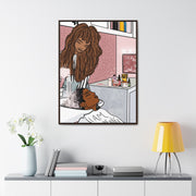 Hair N Harmony Framed Canvas