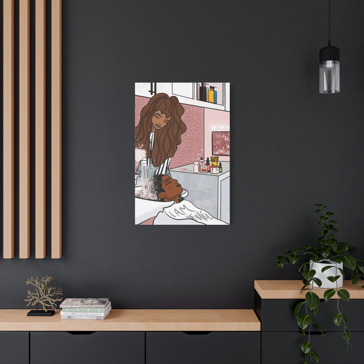 Hair N Harmony Canvas Print