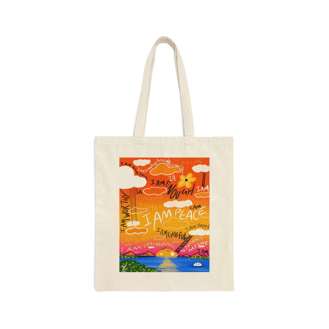 I AM PEACE Canvas Tote Bag – Talley Marxx & Co.