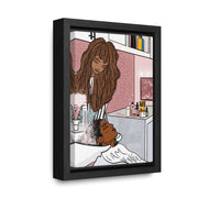 Hair N Harmony Framed Canvas