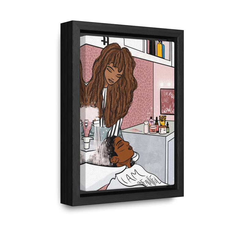 Hair N Harmony Framed Canvas