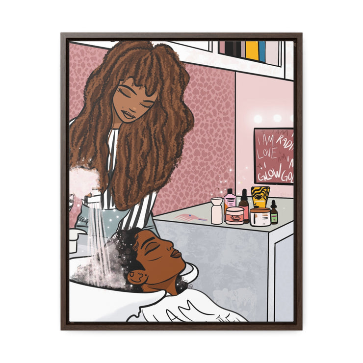 Hair N Harmony Framed Canvas