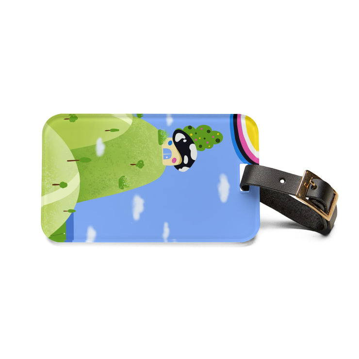Bleeb Blob House Luggage Tag