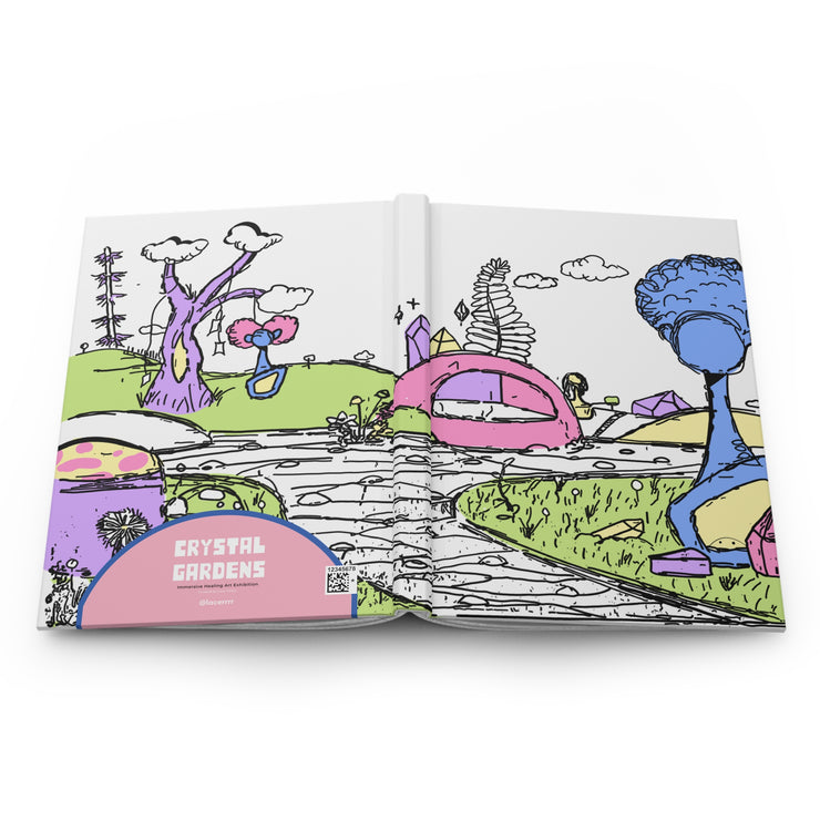 Crystal Gardens 2.0 Hardcover Journal Matte