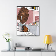 Hair N Harmony Framed Canvas