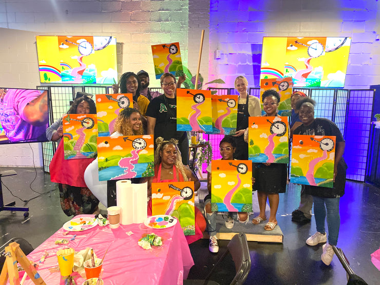 LACED N PAINT, "I AM" AFFIRMATION PAINT N SIP PARTIES! (ADULTS ONLY)