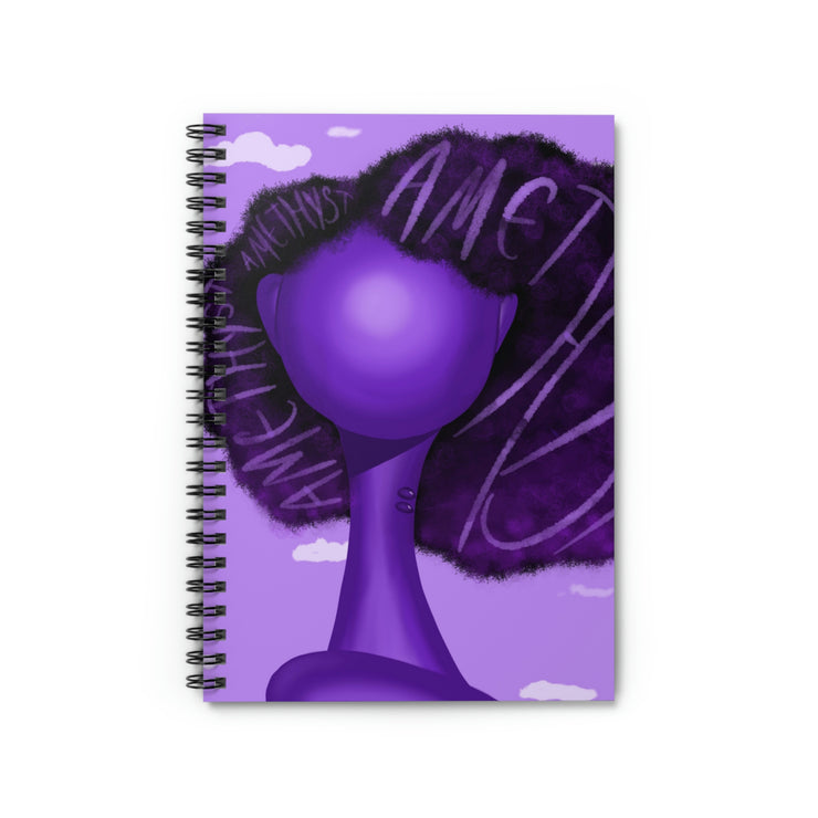 Amethyst Spiral Notebook