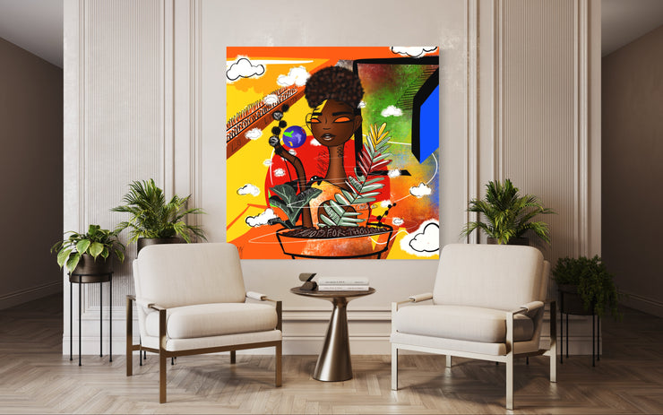 Food 4 Thought Canvas Print